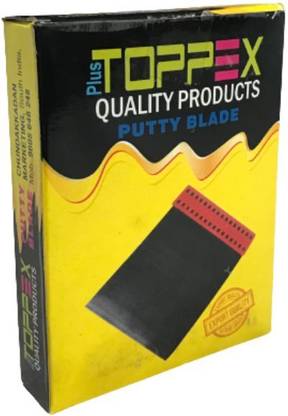 TOPPEX Stainless Steel High Quality Flexible Putty Blade Stiff Putty Knife