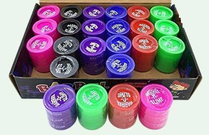 NAVDEEP COLLECTION Barrel O Slime Multicolor 12 Pack Barrel Of Slime Multicolor Putty Toy