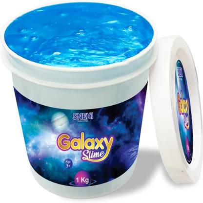 sneki Galaxy DIY Magic Slime Clay Jelly Set kit Toys for Boys Girls Kids Putty Toy Blue Putty Toy