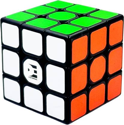 D ETERNAL Cube 3x3 High Speed Smooth Magic Puzzle Brainteaser Game Toy