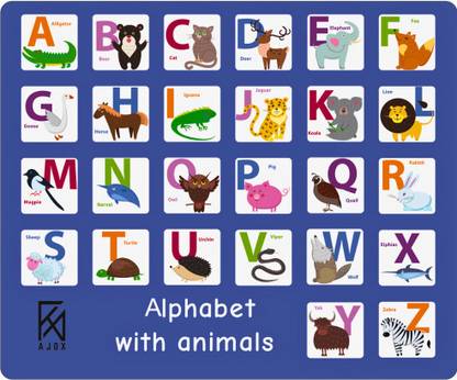 AJOX Alphabet With Animals Puzzle