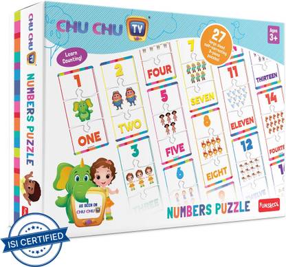 FUNSKOOL CHU CHU NUMBERS JIGSAW PUZZLE