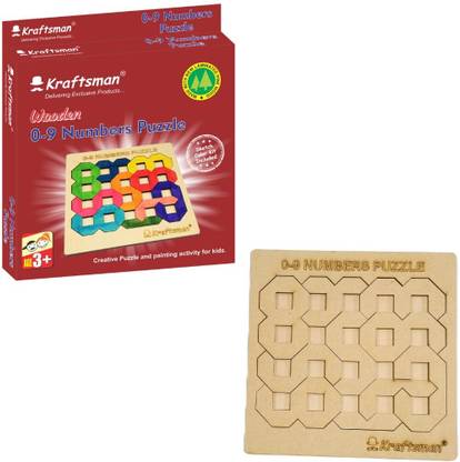 Kraftsman 0-9 Digital Number Puzzle: Learn and Create