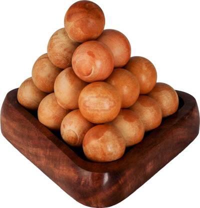 ORTUS Handmade Wooden Pyramid Puzzle Game for Kids and Children Gifts - Travel Board Brain Teaser Game