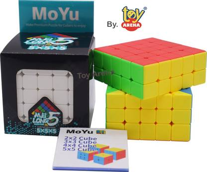 Toy Arena High Speed 5x5x5 Soft Corner Rubik Cube Toy Increase Your Child Curiosity
