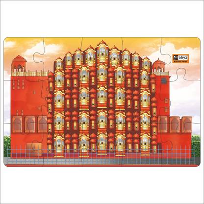 ABYZ Hawa Mahal Jigsaw Puzzle for Kids of Age 3- Years and Up, 15 Pcs Puzzle