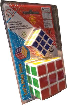 Magic World 2 in 1 Free Play Rubik Cube The Rotational is Smoother 3 x 3 x 3 Rubik Cube
