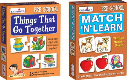 क्रिएटिव्स Match N Learn & Things That Go Together