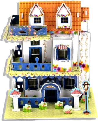 TOYRIX Garsen Villa 3D Puzzle Jigsaw House for kids Game Desing Birthday Return Gift