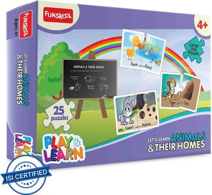 FUNSKOOL Play & Learn - Animals & Their Homes