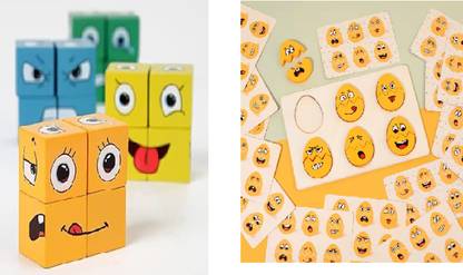 MOREL Face Changing Game AND 3D Eggs Faces Matching COMBO