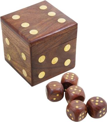 Craftycreations Dise box with 5 dise
