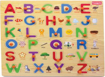 FUNSKOOL ABC WOODEN PUZZLE-3701100