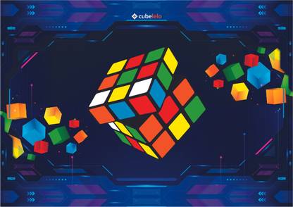 Cubelelo Cube Matrix Mat For Speed cubers,gamers,kids