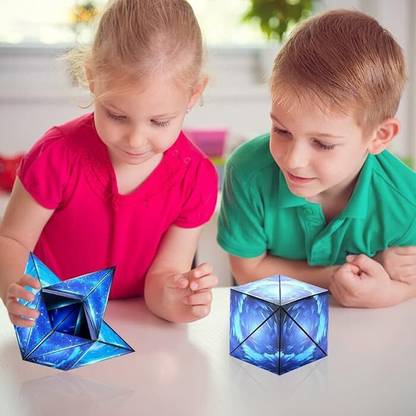 DevDarsh Extraordinary 3D Magic Cube Puzzle,Shape Shifting for Kids and Adults