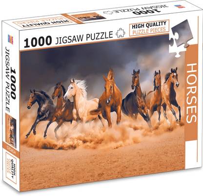 HELLO FRIEND 1000 Pcs Jigsaw Puzzle Horses