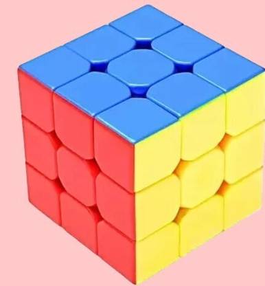 RAGVEE 3x3 Stickerless Cube | Beginner Speedcube for Kids