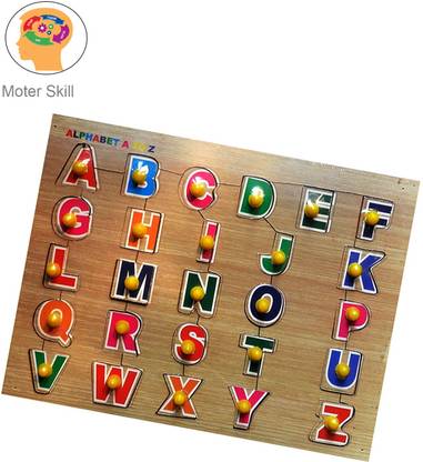 Poktum ABCD Blocks for Kids 3 Years Alphabets for Kids Learning Educational Toy