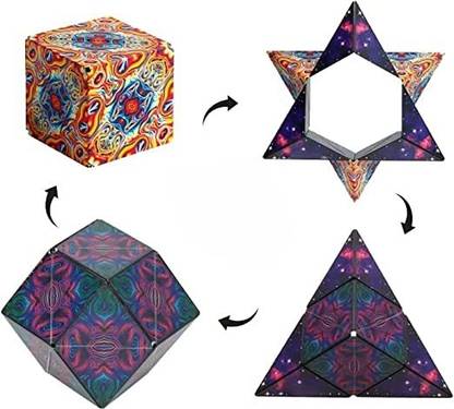 Skaleups Shape Shifting Cube -Extraordinary 3D Magic Puzzle
