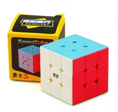 CNA High Speed Cube Sticker less Smooth Turning 3x3x3 Speed Cube for Kids Adults
