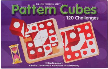 zokato Pattern Cubes Intelligent Match The Pattern And Puzzle Card Game