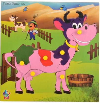SKILLOFUN Theme Puzzle Standard Cow