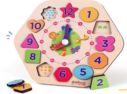 FIRSTCRY INTELLISKILLS Tick-Tock Shape O' Clock - Multicolor