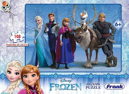 Frank Frozen Jigsaw Puzzle (108pc)