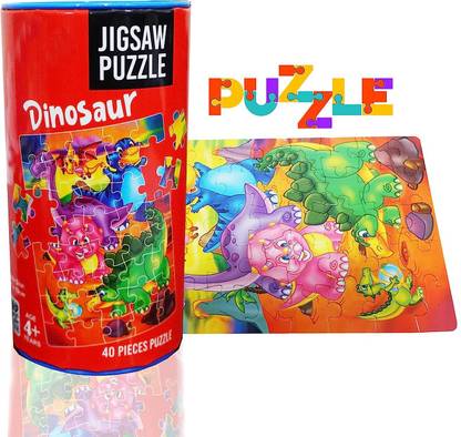 URBANE CHIC Dinosaur jigsaw Puzzle Game for Kids Learn and Play Age of 5-12 Years Old