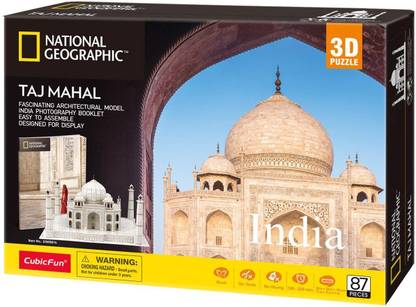 Frank Cubic Fun National Geographic - Taj Mahal 3D Puzzle
