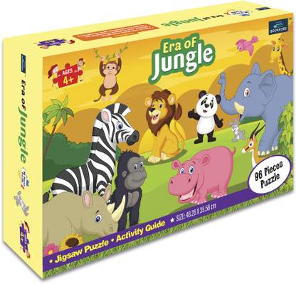 BOOKFORD Era Of Jungle Jigsaw Puzzle Game & Fun and Learning