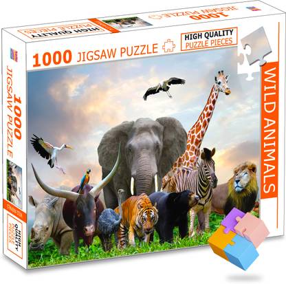 HELLO FRIEND 1000 Pcs Jigsaw Puzzle Wild Animals
