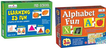 CREATIVE'S "Learning is Fun" + "Alphabet Fun"_(Combo Pack)