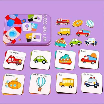 Kumaravel Guess Who am I Puzzle - Memory Matching Puzzles Game Box