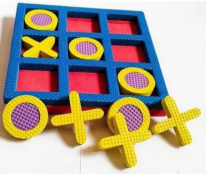 Vinayak Brain Tic Tac Toe Game Eva Foam - Multicolor