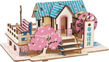 Dulairium DIY 3D House |Mind Games and House Toys for Kids | 57 Unique Puzzle