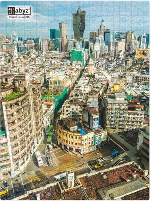 ABYZ Aerial view of Macau City, China Puzzle