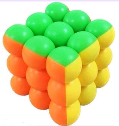 Zazucollections Bubble cube high speed ultra smooth round ball 3*3 magic rubik cube