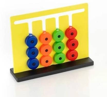 sopkraft Montessori Slide Puzzles - Brain Game for Kids - 3 4 5 Year Baby Activity Toys