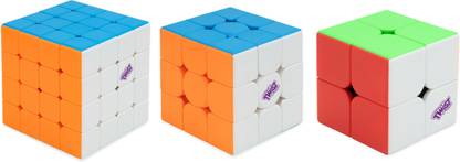 Cubelelo Twist 2x2, 3x3 & 4x4 Combo