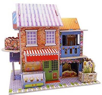 RIMSHA 3D Puzzle Game Architecture Building Block for Kids, Easy to Assemble