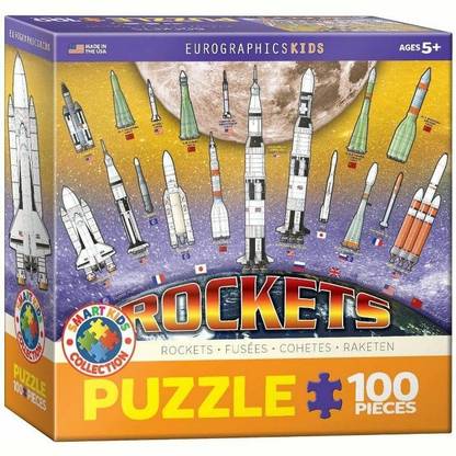 EuroGraphics International Space Rockets Jigsaw Puzzle