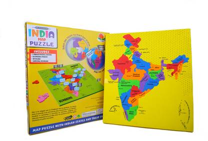 PlayKith India Map Puzzle with All States and Union Territories