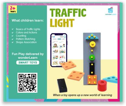wonderLearn Shape sorter Traffic Light