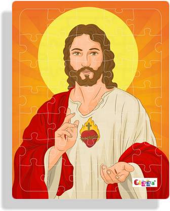 GIGGA Jesus Christ Ji Puzzle Toy For Kids|Education Learning Puzzle|Puzzle|Multicolor