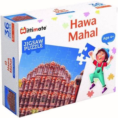 Mittimate Hawa Mahal Jigsaw Puzzle for Kids Age 4-6 I 36 Pieces Puzzle Toy I Birthday Gift