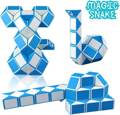 ALTOYS 24-block Magic Snake Puzzle Toy for Kids | 3D Brain Teaser, and Educational Fun