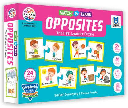 Ratnas WHAT'S OPPOSITE JIGSAW PUZZLE FOR KIDS