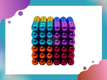 Cuddles Magnetic Creations 5mm Multicolored Balls for Endless Shapes