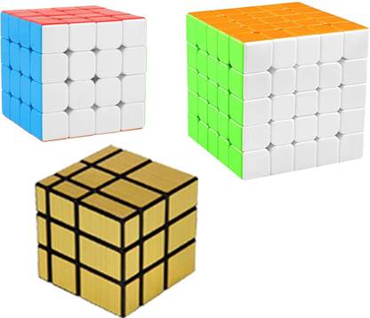 littlewish high speed cube 4x4x4x4 5x5x5x5x5 and goldencubes pack of 3